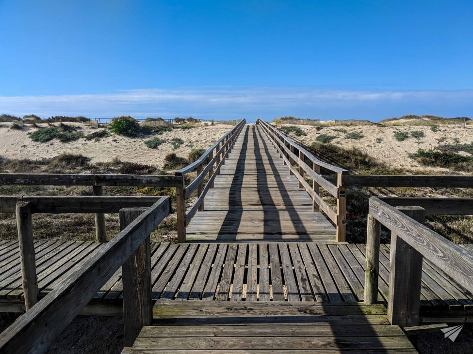 The path to the ocean