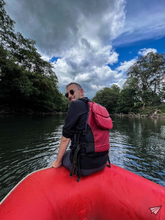 River safari in Costa Rica