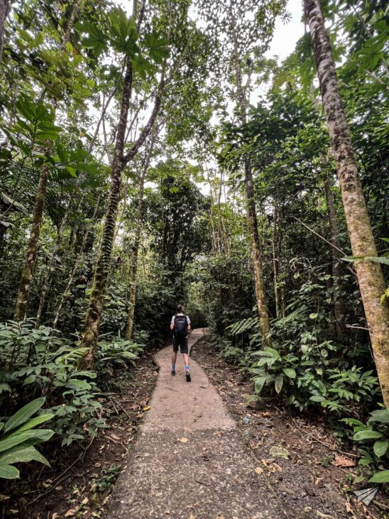 walk in La Fortuna in Costa Rica