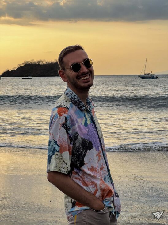 Pacific ocean cost in Costa Rica