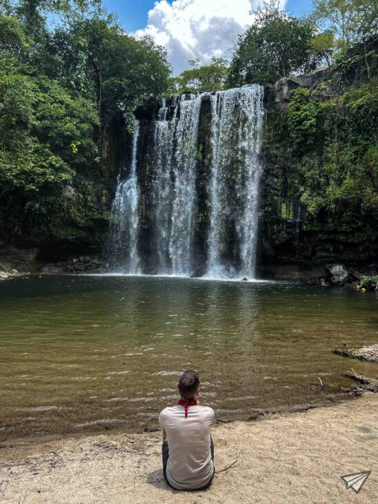 waterfall Catarata Llanos del Cortés in Costa Rica