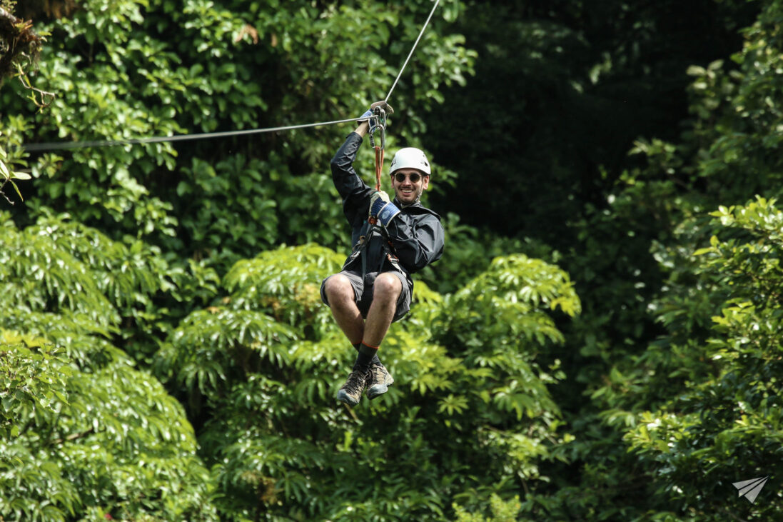 Monteverde fun park in Costa Rica