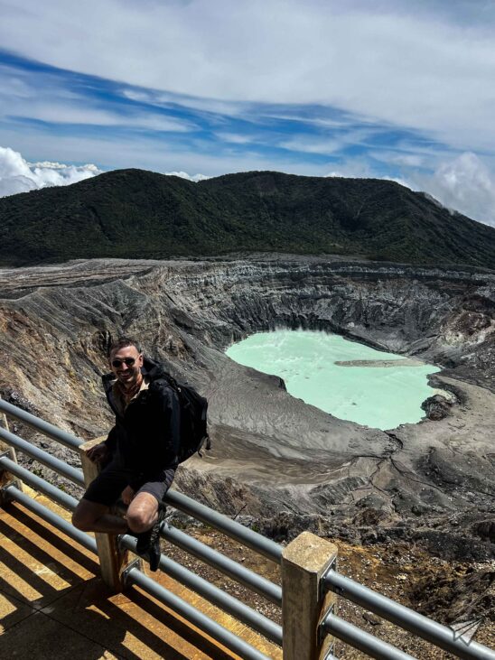 Volcano Poas in Costa Rica