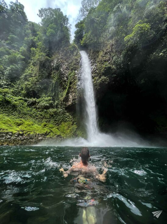 Waterfall La Fortuna in Arenal